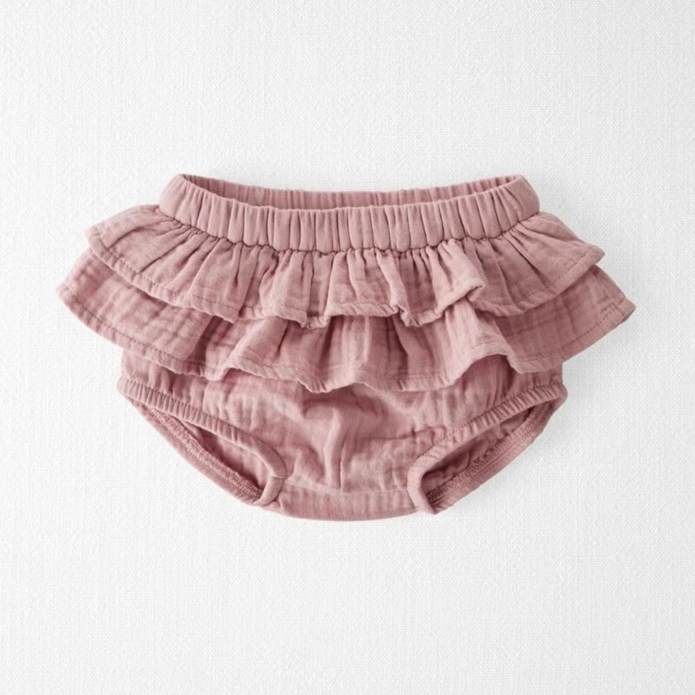 Carter’s Little Planet Baby Organic Cotton Gauze Ruffle Diaper Cover